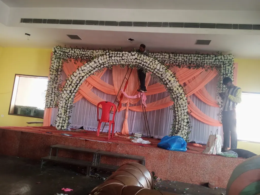 Stage Installation in Progress